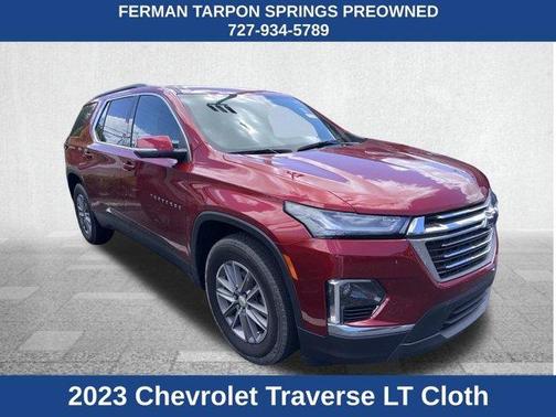Radiant Red 2023 Chevrolet Traverse LT Cloth