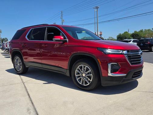 Radiant Red 2023 Chevrolet Traverse LT Cloth