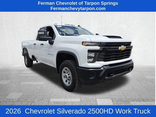 Summit White 2026 Chevrolet Silverado 2500 WT
