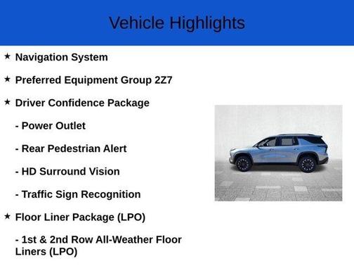 2025 Chevrolet Traverse Z71