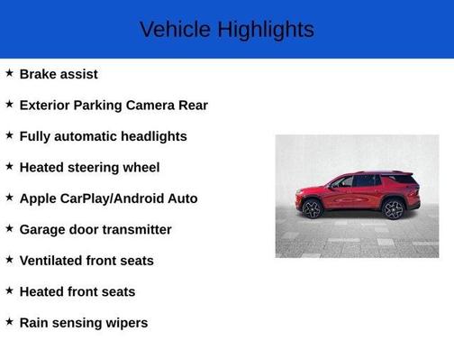 2025 Chevrolet Traverse High Country