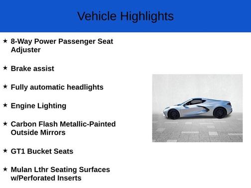 2026 Chevrolet Corvette Stingray w/1LT