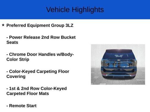 2025 Chevrolet Tahoe High Country