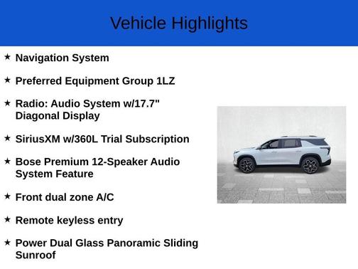 2026 Chevrolet Traverse High Country