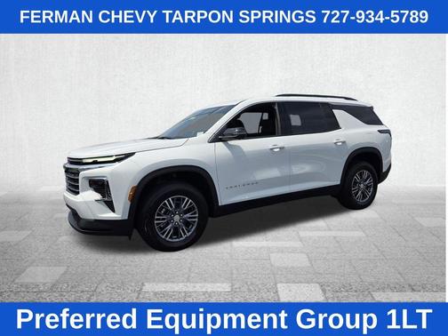 Summit White 2026 Chevrolet Traverse LT