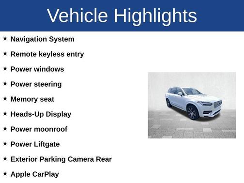 Crystal White 2024 Volvo XC90 Recharge Plug-In Hybrid T8 Ultimate 6-Seater