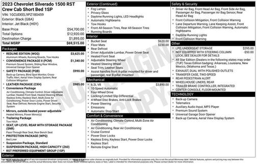 2023 Chevrolet Silverado 1500 RST