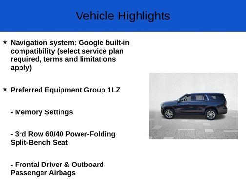 2025 Chevrolet Tahoe Premier