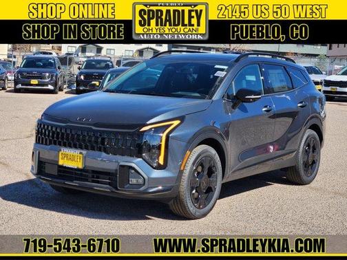 Gravity Gray 2026 Kia Sportage Plug-In Hybrid X-Line Prestige