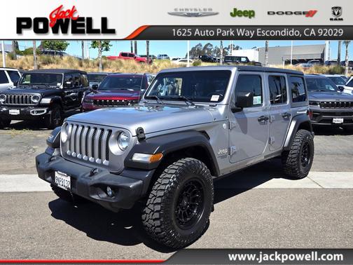 Billet Silver Metallic Clearcoat 2020 Jeep Wrangler Unlimited Sport