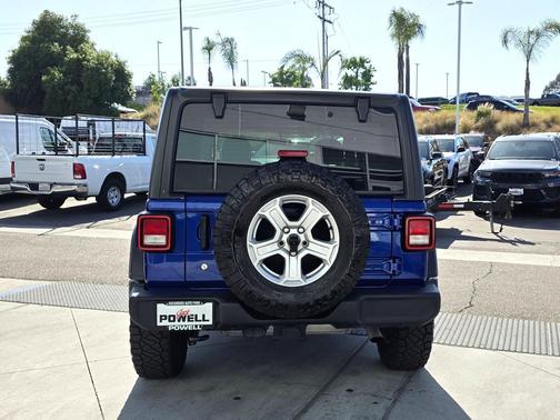 Ocean Blue Metallic Clearcoat 2018 Jeep Wrangler Unlimited Sport