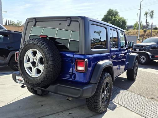 Ocean Blue Metallic Clearcoat 2018 Jeep Wrangler Unlimited Sport