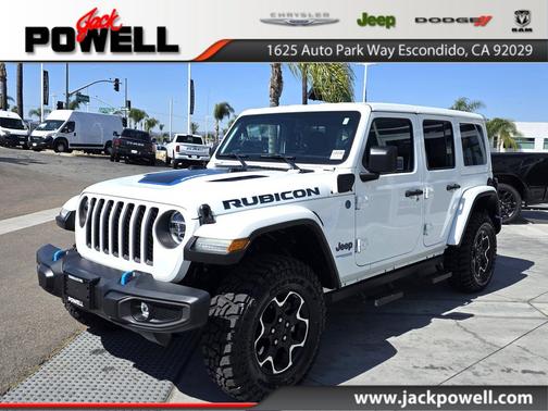 Bright White Clearcoat 2022 Jeep Wrangler Unlimited 4xe Rubicon