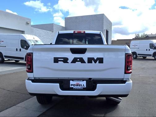 Bright White Clearcoat 2026 RAM 2500 Black Express Crew Cab 4x2 6'4' Box