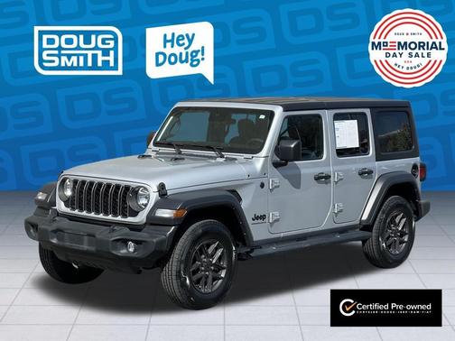 Silver Zynith Clearcoat 2024 Jeep Wrangler Sport