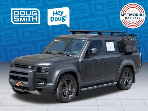 Santorini Black 2023 Land Rover Defender SE