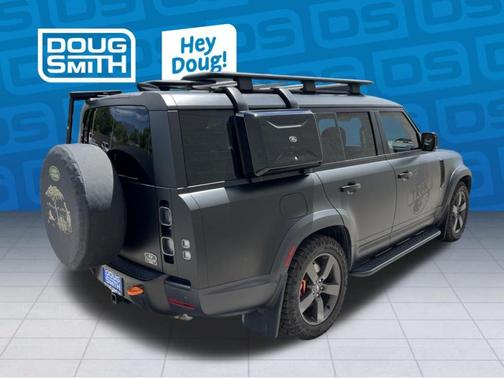 Santorini Black 2023 Land Rover Defender SE