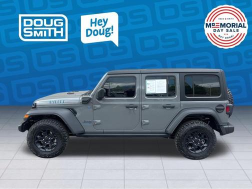 Sting Gray Clearcoat 2023 Jeep Wrangler 4xe Base