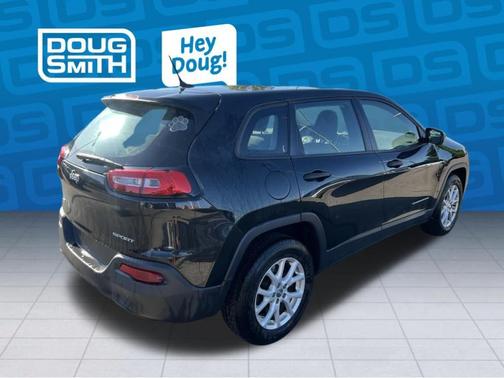 Brilliant Black Crystal Pearlcoat 2015 Jeep Cherokee Sport