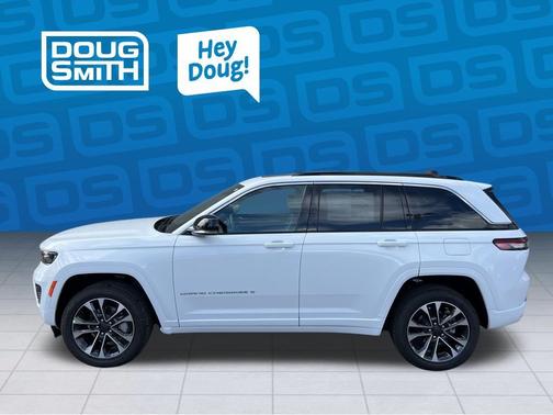 Bright White Clearcoat 2025 Jeep Grand Cherokee Overland