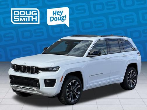 Bright White Clearcoat 2025 Jeep Grand Cherokee Overland
