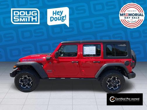 Firecracker Red Clearcoat 2023 Jeep Wrangler 4xe Rubicon
