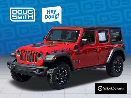 Firecracker Red Clearcoat 2023 Jeep Wrangler 4xe Rubicon