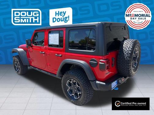 Firecracker Red Clearcoat 2023 Jeep Wrangler 4xe Rubicon