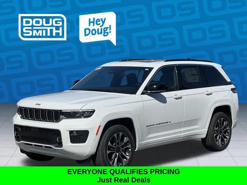 Bright White Clearcoat 2025 Jeep Grand Cherokee Overland