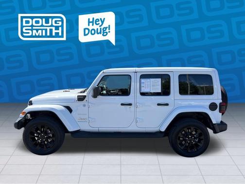 Bright White Clearcoat 2023 Jeep Wrangler 4xe Sahara