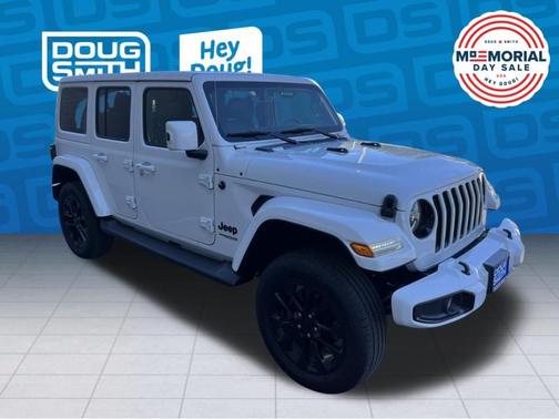 Bright White Clearcoat 2021 Jeep Wrangler Unlimited Sahara Altitude