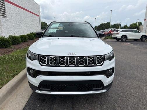 Bright White Clearcoat 2025 Jeep Compass Limited