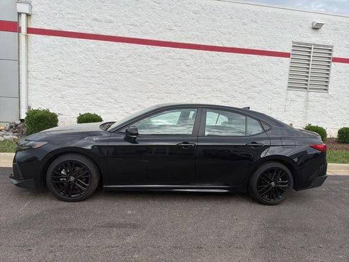 Midnight Black Metallic 2025 Toyota Camry SE