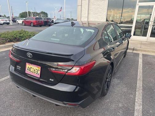 Midnight Black Metallic 2025 Toyota Camry SE