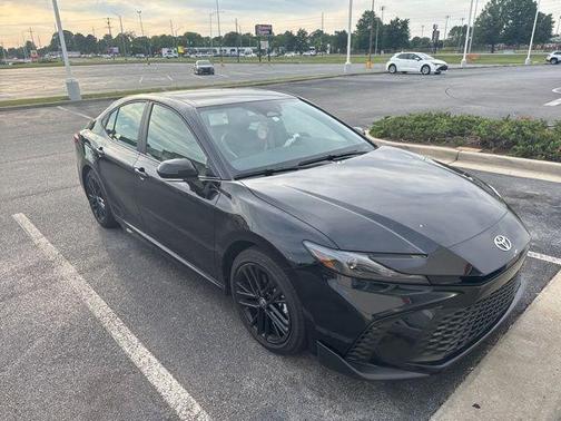 Midnight Black Metallic 2025 Toyota Camry SE