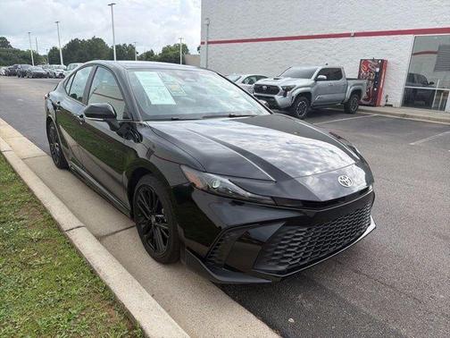 Midnight Black Metallic 2025 Toyota Camry SE