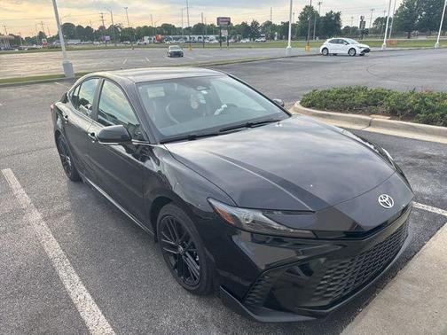 Midnight Black Metallic 2025 Toyota Camry SE