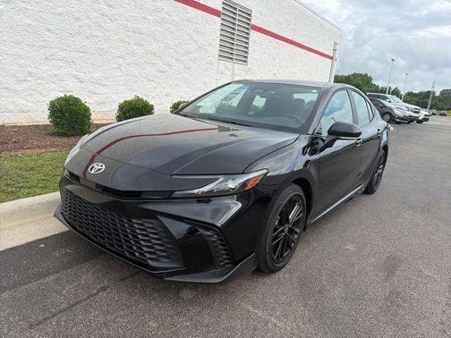 Midnight Black Metallic 2025 Toyota Camry SE