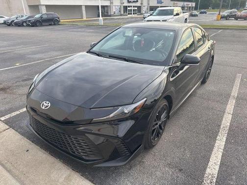 Midnight Black Metallic 2025 Toyota Camry SE