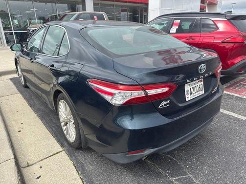 Galactic Aqua Mica 2018 Toyota Camry Hybrid XLE