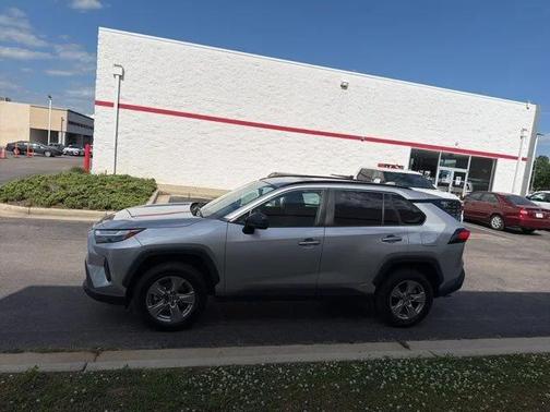 Silver Sky Metallic 2025 Toyota RAV4 Hybrid SE
