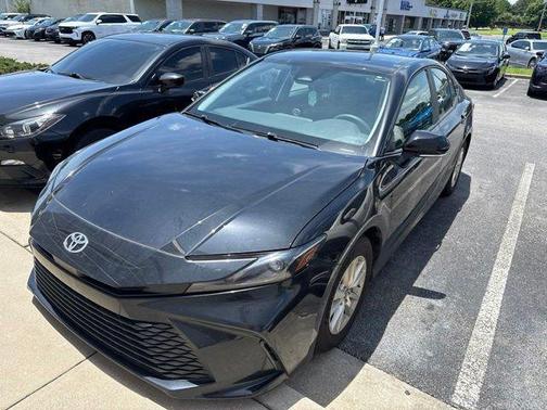 Midnight Black Metallic 2025 Toyota Camry LE