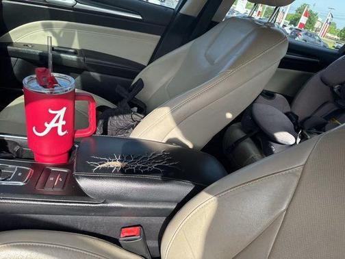 WHITE PLATINUM MET TRI-COAT 2017 Ford Fusion Hybrid Titanium