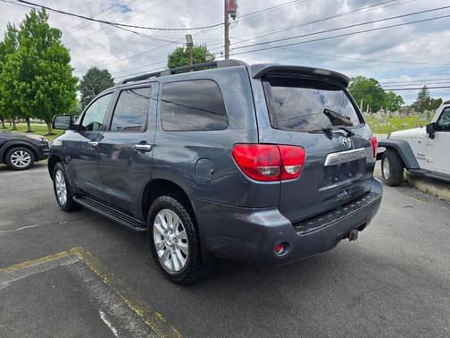 Blue 2008 Toyota Sequoia Platinum