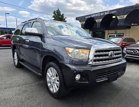 Blue 2008 Toyota Sequoia Platinum
