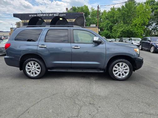 Blue 2008 Toyota Sequoia Platinum
