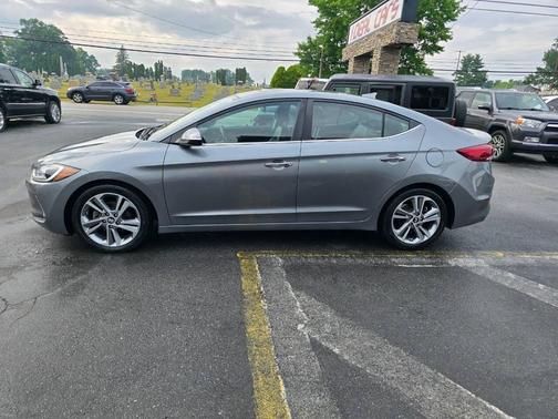 Gray 2017 Hyundai ELANTRA Limited