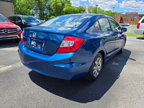 Blue 2012 Honda Civic LX