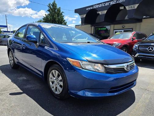 Blue 2012 Honda Civic LX