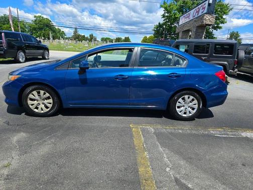 Blue 2012 Honda Civic LX